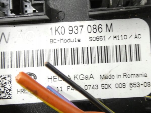 Moduł komfortu Volkswagen Golf VI 1K0937086M
