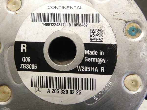 MIECH PODUSZKA ZAWIESZENIA TYŁ PRAWA Mercedes C W205 E W213 A2053200225