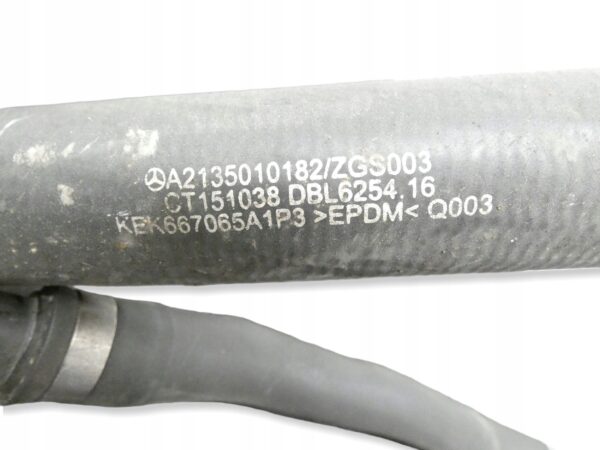 RURKA Przewód wodny Mercedes-Benz E W213 2.0 CDI A6542031302 A2135010182