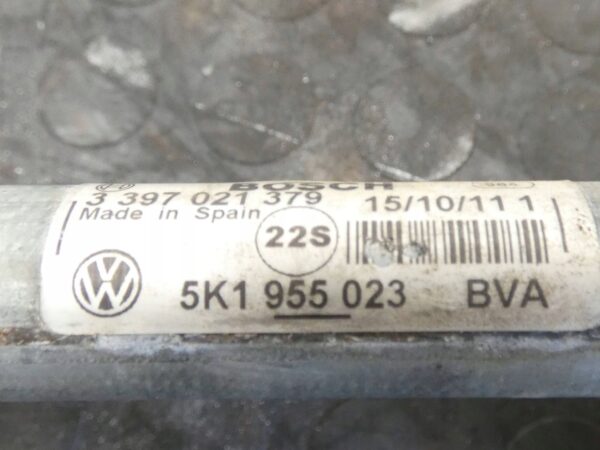 Mechanizm wycieraczek z silniczkiem Volkswagen Golf VI 5K1955023 EUROPA