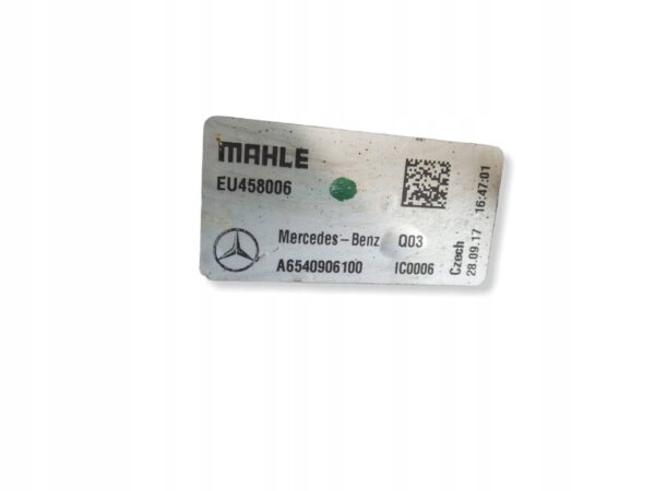 18445207703-69c52f17d687d Intercooler Mercedes E W213 C W205 2.0 CDI 654920 A6540906100