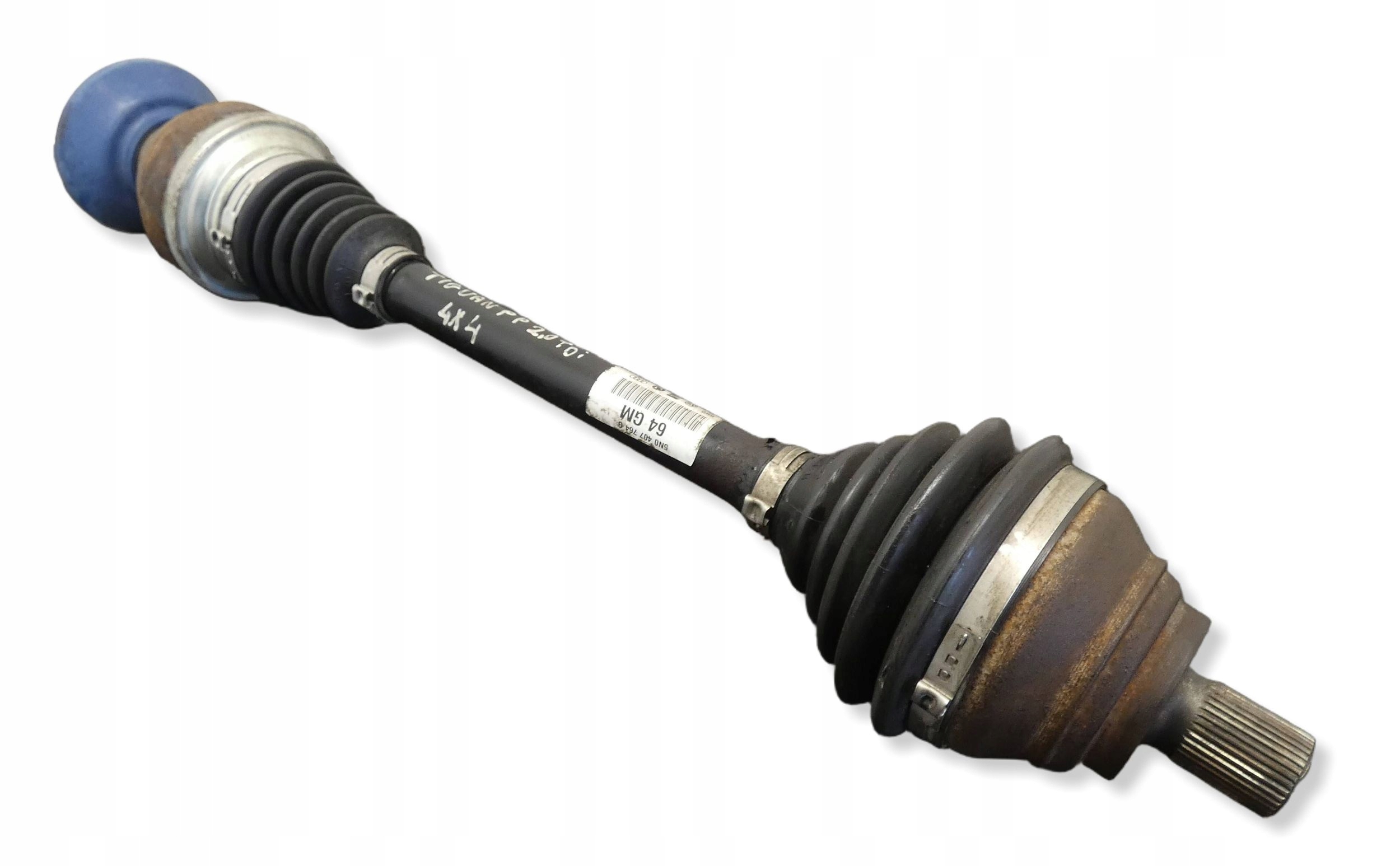 PÓŁOŚ PRAWY PRZÓD VW TIGUAN 5N 4X4 MANUAL 2.0 TDI 5N0407764G