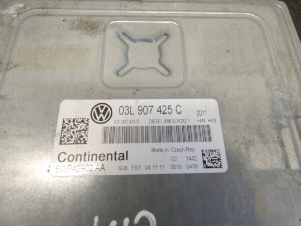 Sterownik silnika KOMPUTER VW GOLF VI TOURAN OCTAVIA 1.6 TDI 03L907425C
