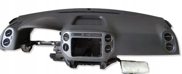 KONSOLA Deska rozdzielcza AIRBAG PODUSZKI PASY Tiguan I 5N1858295A