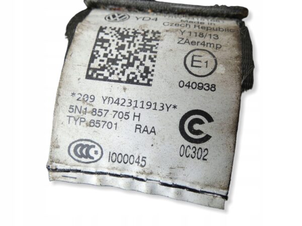 KONSOLA Deska rozdzielcza AIRBAG PODUSZKI PASY Tiguan I 5N1858295A