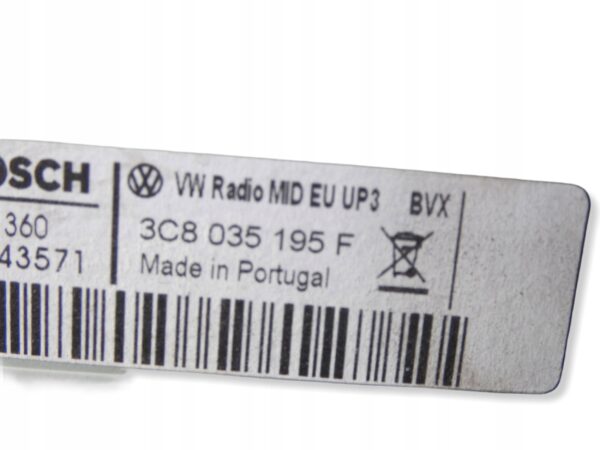RADIO Stacja multimedialna VW TIGUAN I TOURAN PASSAT POLO JETTA 3C8035195F