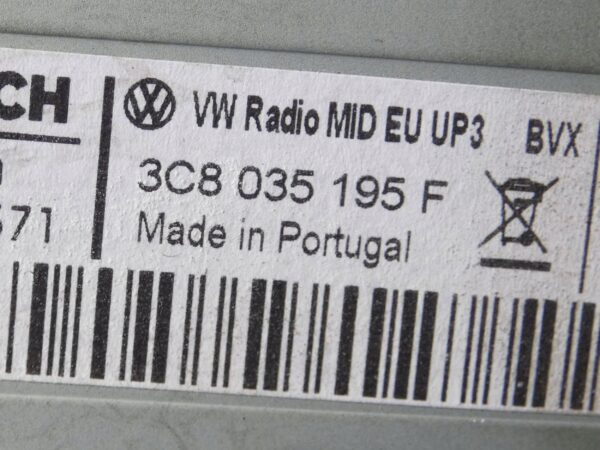 RADIO Stacja multimedialna VW TIGUAN I TOURAN PASSAT POLO JETTA 3C8035195F