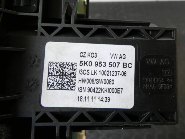 MANETKA KIERUNKOWSKAZÓW Przełącznik zespolony VW GOLF VI CADDY 5K0953507BC