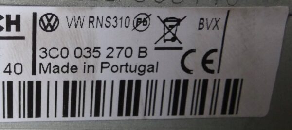 RADIO Stacja multimedialna GOLF VI PASSAT TOURAN TIGUAN EOS POLO 3C0035270B